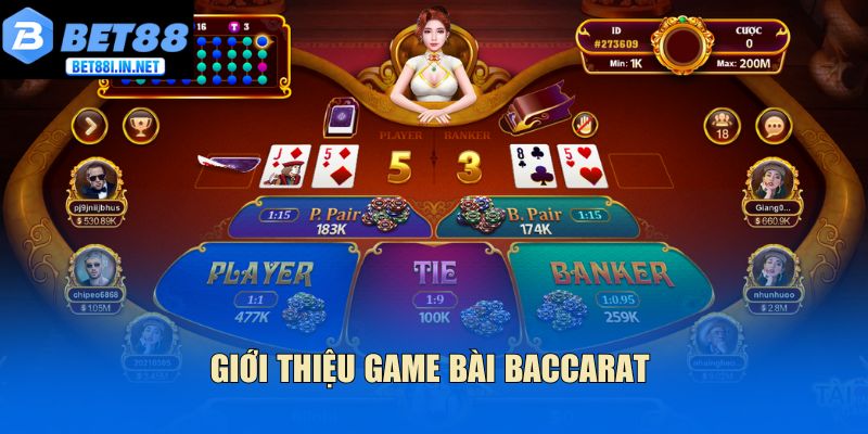 Game Bài Baccarat Chia Sẻ Cách Đọc Kèo Chuẩn Trên Bet88 2 Giới thiệu game bài baccarat