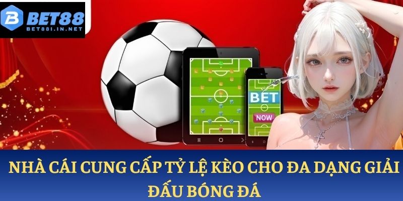 Tỷ lệ kèo 4 Nhà cái cung cấp tỷ lệ kèo cho đa dạng giải đấu bóng đá